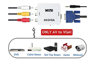 CONVERTIDOR DE RCA A VGA